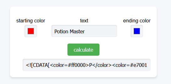 text editor gradient site